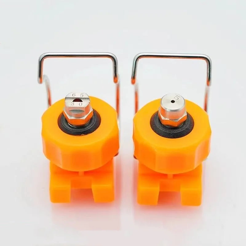 Plastic Quick Connect Clamp Nozzlestainless Steel Clip-up Adjustable Ball Full Cone/flat Fan/spiral Nozzle