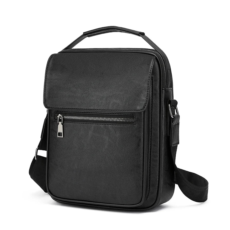 Wholesale Waterproof Messenger Bag for Men Shoulder Bag PU Leather Fashion Casual Large Capacity Crossbody Business Bags