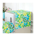 Two Doors Fridge Single-door Refrigerator Dust Proof Cover Side Storage Pockets Multi-Functional Washing Machine Top Cover PEVA