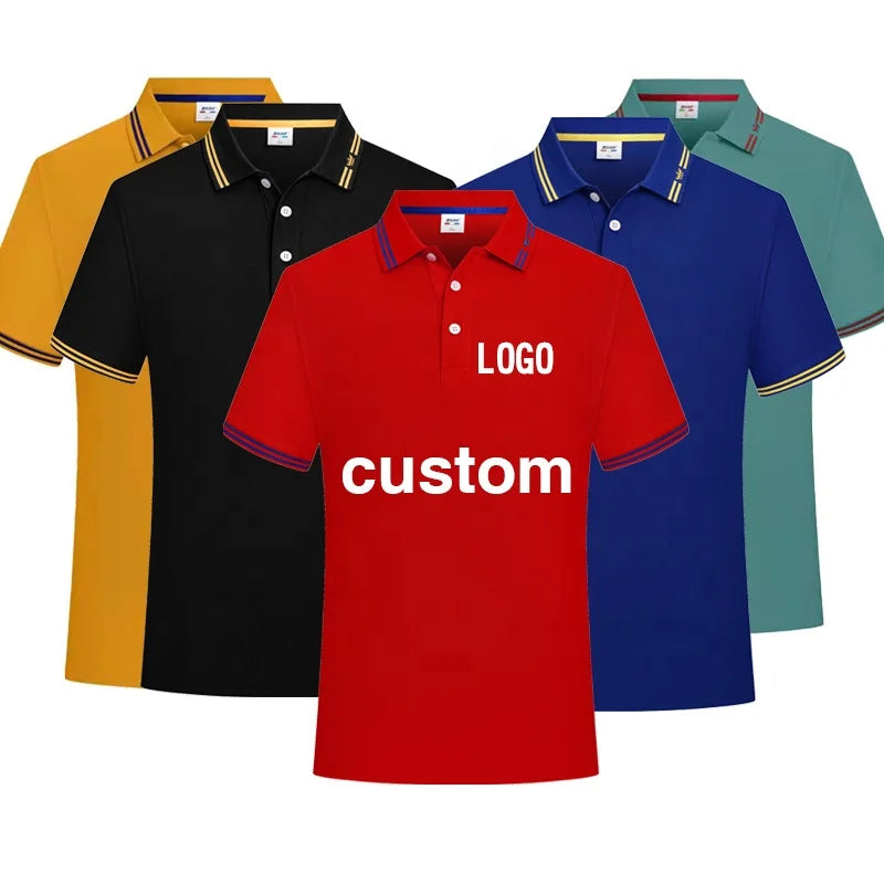 Wholesale Latest Designs Polo Shirt Custom Color 100% Worsted Cotton Non-pilling Men's Oversized Polo Shirt