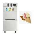 Automatic Table Top Vertical 5 Mixed Flavors Soft Ice Cream Machine for Business