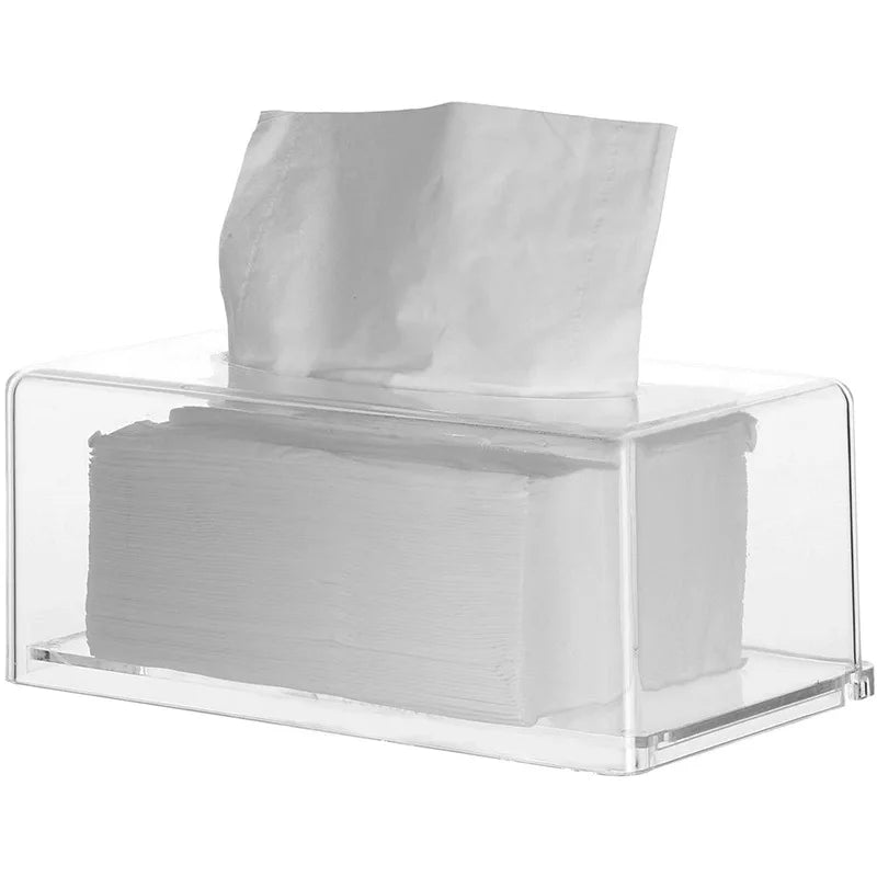 Napkin Holder Box Holder Rectangle Acrylic Tissue Organizer