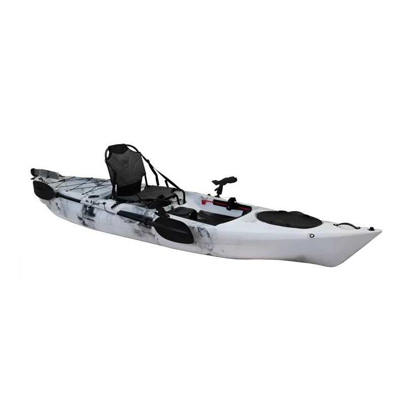 Promotional Plastic Fishing Kayak-Durable Foldable Outdoor Drifting Kayak for Lakes Rivers 350kg Max Load 1-3 Persons Various