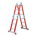 4 X 2 Modern Exterior Use FRP Industrial Ladder Multifunctional Foldable 2.4m Multi-Position 150kg Load Capacity Large Joint