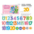 Educational Spelling Learning Game Fridge Magnets Animal Shape 3 Symbols 0-9 Numbers Magnet Letters for Kids