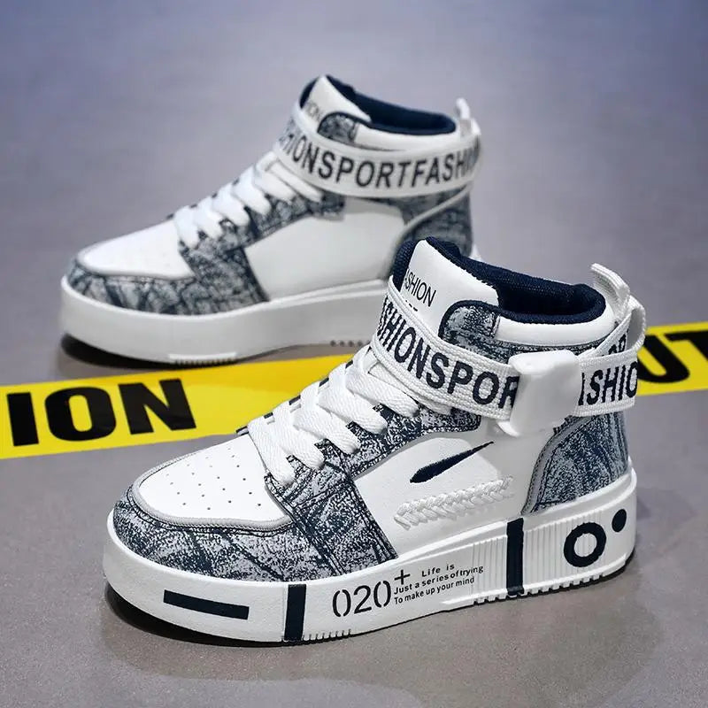 New Arrival PU Leather Low Top Sneakers Printing Custom logo Sport Shoes Fashion Zapatos Casuales for Men