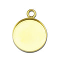 No Bails Pendants Bezel Tray 925 Sterling Silver Diy Jewelry Findings Necklace Charms Connector Jewelry Making
