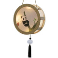 Popular Painted DIY Eco-friendly Paper Art Antique Wooden Paper Pattern Lantern for Bedroom