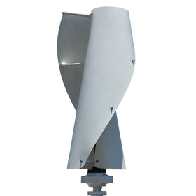 New Color Black Helix Wind Turbine Generator 400w 500w Vertical Windmill Generator 12/24v Maglev Without MPPT Regulator