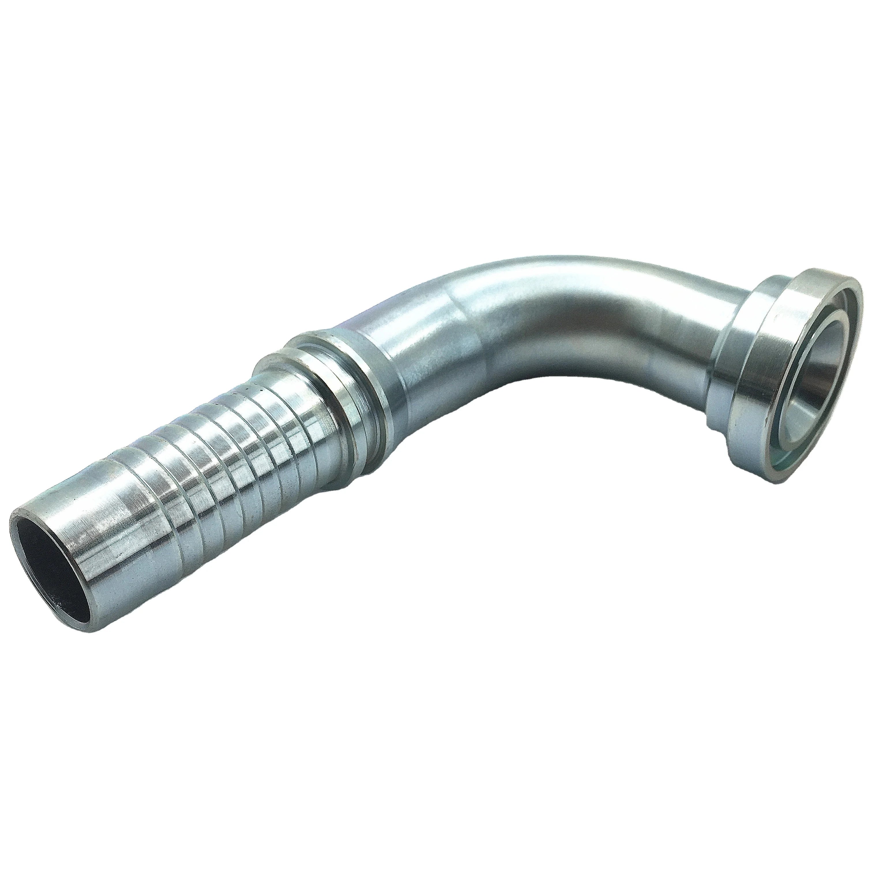 High Pressure Hydraulic Carbon Steel 45/90 Degree Cone SAE Flange Fitting Pipe Dn40 87391