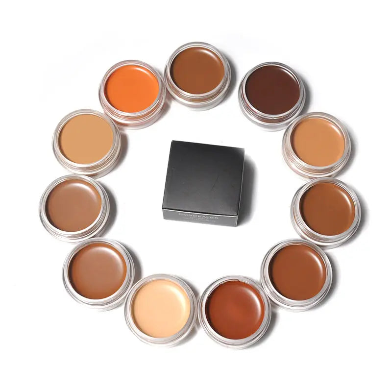 Cosmetic Wholesale Private Label Full Coverage Cream Concealer Vegan Long Lasting 11 Color Flawless Concealer