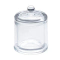 Clear Empty Luxury Glass Candle Jar with Metal/Wood Lids Eco-friendly Customizable Sizes & Handmade