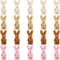 Mini Plush Small Bunny Doll Soft Easter Bunny Stuffed Animal Toy Christmas Thanksgiving Birthday Wedding Decorations Party