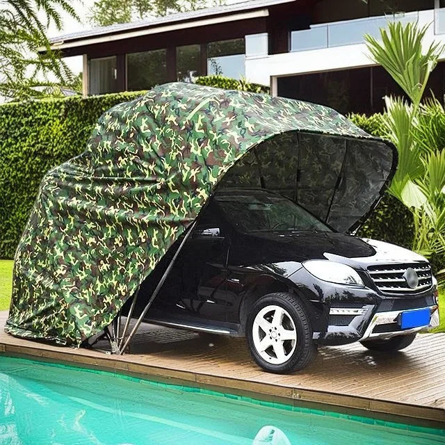 Foldable Car Vehicles Stainless Steel Mobile and Convenient Car Shed Car Tent