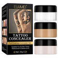 New Trend Two-Tone Tattoo Concealer Set Makeup Waterproof Sweatproof Full Coverage Tattoo Concealer for Face Body Arms Legs