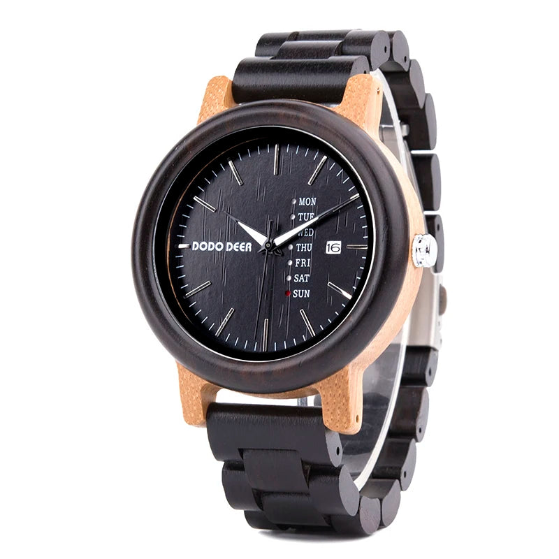 OEM Luxury Quartz Watch From China Factory Antique Fashion Wood Watch for Men and Women Couple