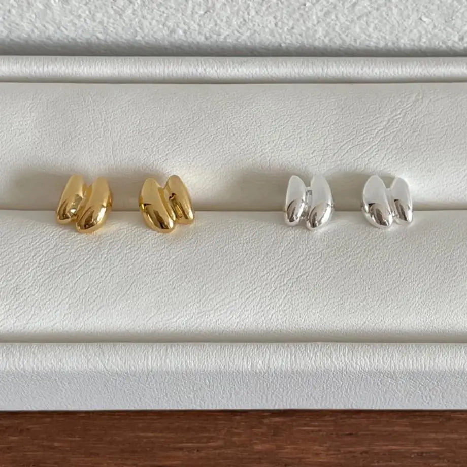VIANRLA Minimal Stud Earrings 925 Sterling Silver Jewelry Earing Studs Everyday Earrings