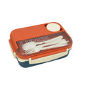 Lunch Box Kids & Adult 1300ML Square Bento Box with 4 Compartments Microwavable Modern Design