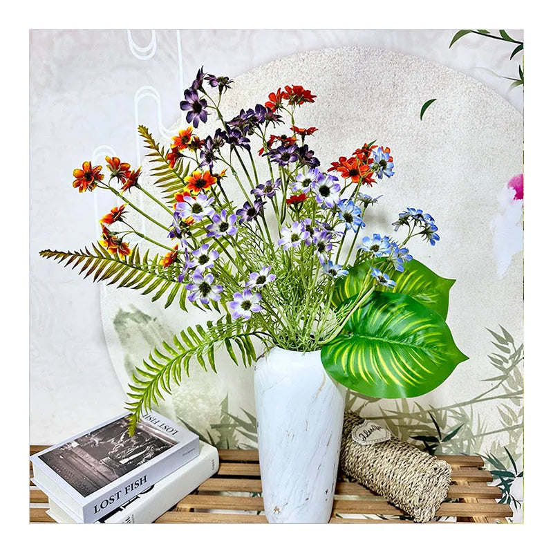 With Wholesale of New Products Meichang Daisy Artificial Silk Flower for Home Party Decoration