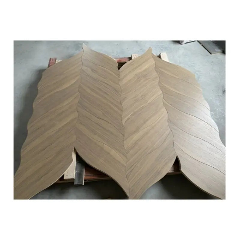 Custom Irregular Herringbone Engineered Oak Parquet Flooring | Solid Wood Style | Indoor Flooring Solution