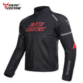 MOTOCENTRIC Men's Summer Motorcycle Racing Suit Breathable Mesh Jacket for Fall Proof Rally Sportswear for Adults