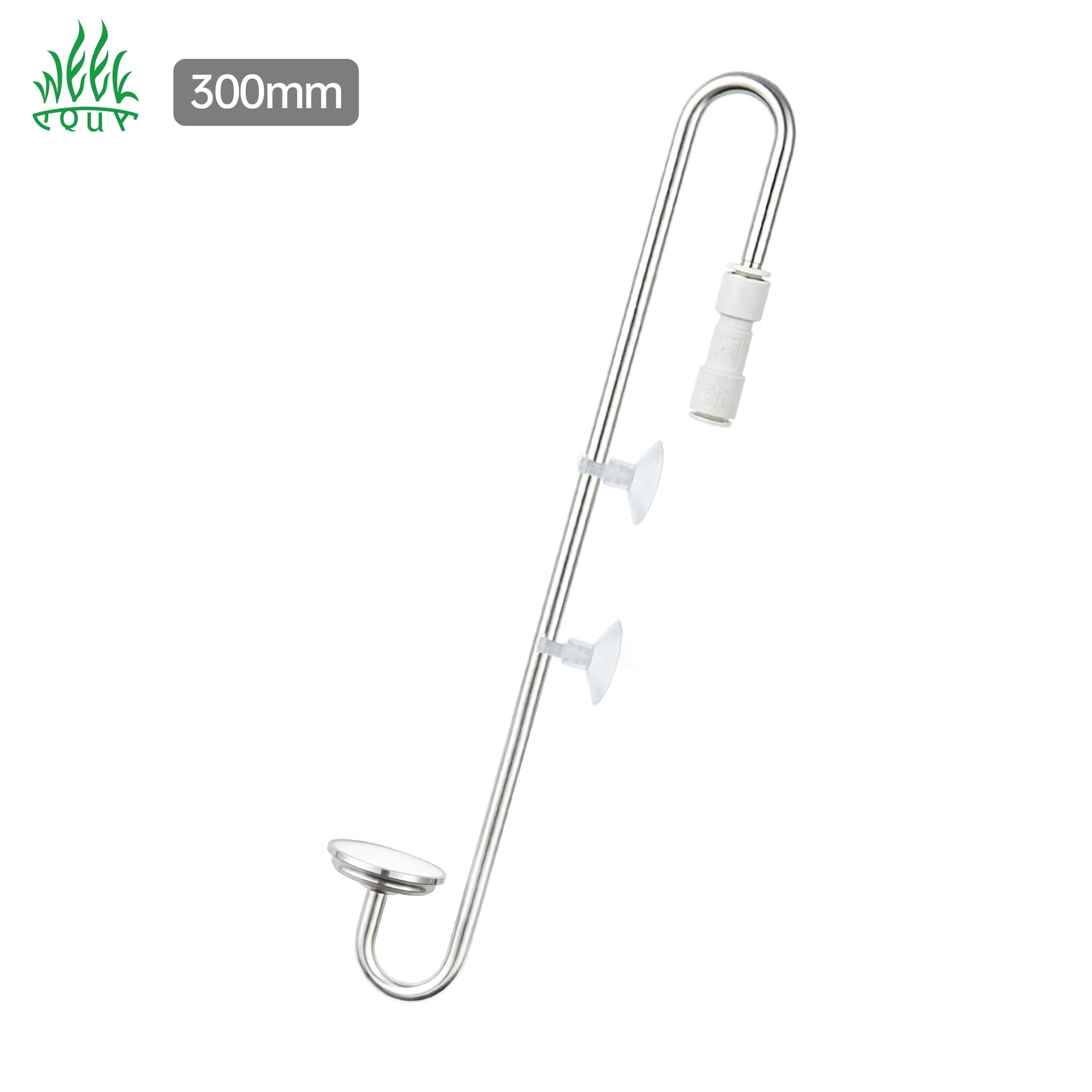 Wholesale Co2 Diffuser Bubble Check Valve 300mm Acrylic Bubble Counter Stainless Steel Atomization for Aquascape Fish Tank
