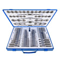 110 PCS Carbon Steel Metric and INCH Tap and Die Set OEM for Hand and Machine Thread Cutting in Hard Case