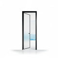 Eloyd Outdoor Aluminum Single Swing Door Apartment Bathroom Waterproof Soundproof Casement Doors