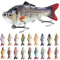 2026 Custom 10cm 16.5g Artificial Bass Fish Lure Swimbait 6 Segmented Multi Jointed Hard Fishing Lures