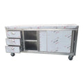 Guanbai Sliding Door Modern Stainless Steel Industrial Commercial Kitchen Cabinet
