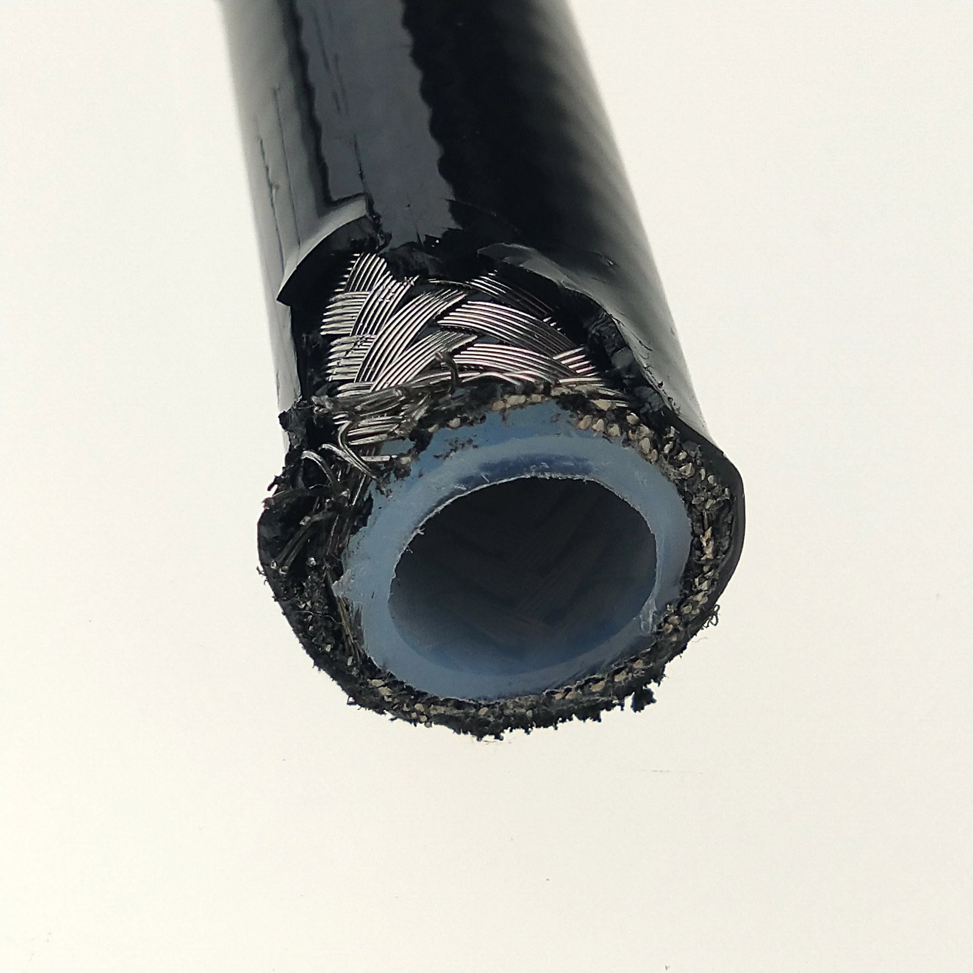 Braided PTFE Metal Hose Plastic Cover Fuel Hose for Car Shock Absorber