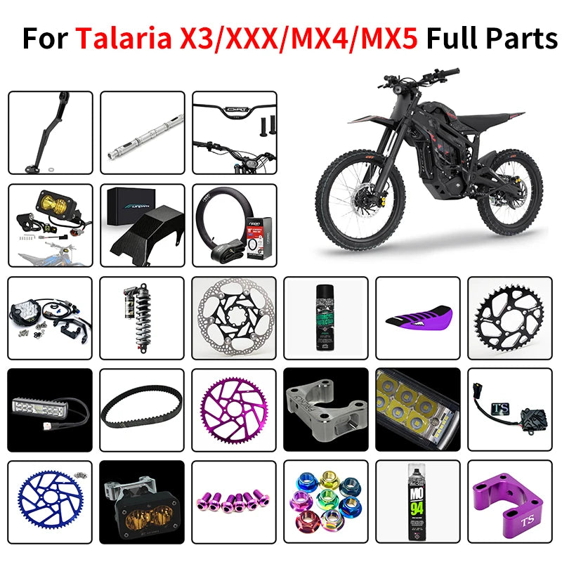 For Talaria Komodo Mc6 Rotor 240Mm 92Volt 3X 2020 Surron 100Kmh Xxx Front Fender Mx5 Supermoto Wheelset X3 Dirt Wheels for