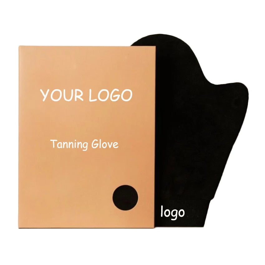 OEM Wholesale Ultra Soft Velvet Tanning Mitts Manufacturer Sunless Streak-free Washable Applicator Self Tanner Sunless Mitt