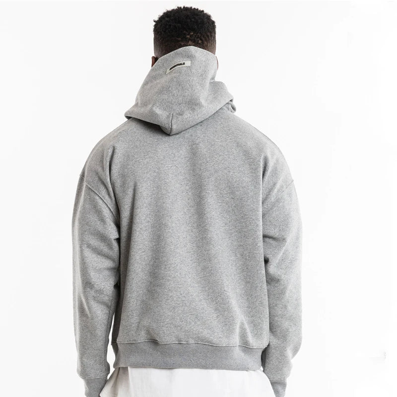 Wholesale Custom Cotton Oversized Mens Drop Shoulder Hoodie Fashion Hoodies Heavyweight Streetwear