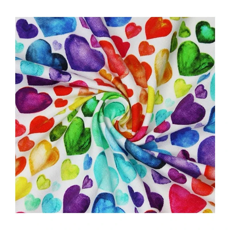 Wholesale Soft Stretch Knitting Dbp Custom Printed Double Brushed Polyester Fabric