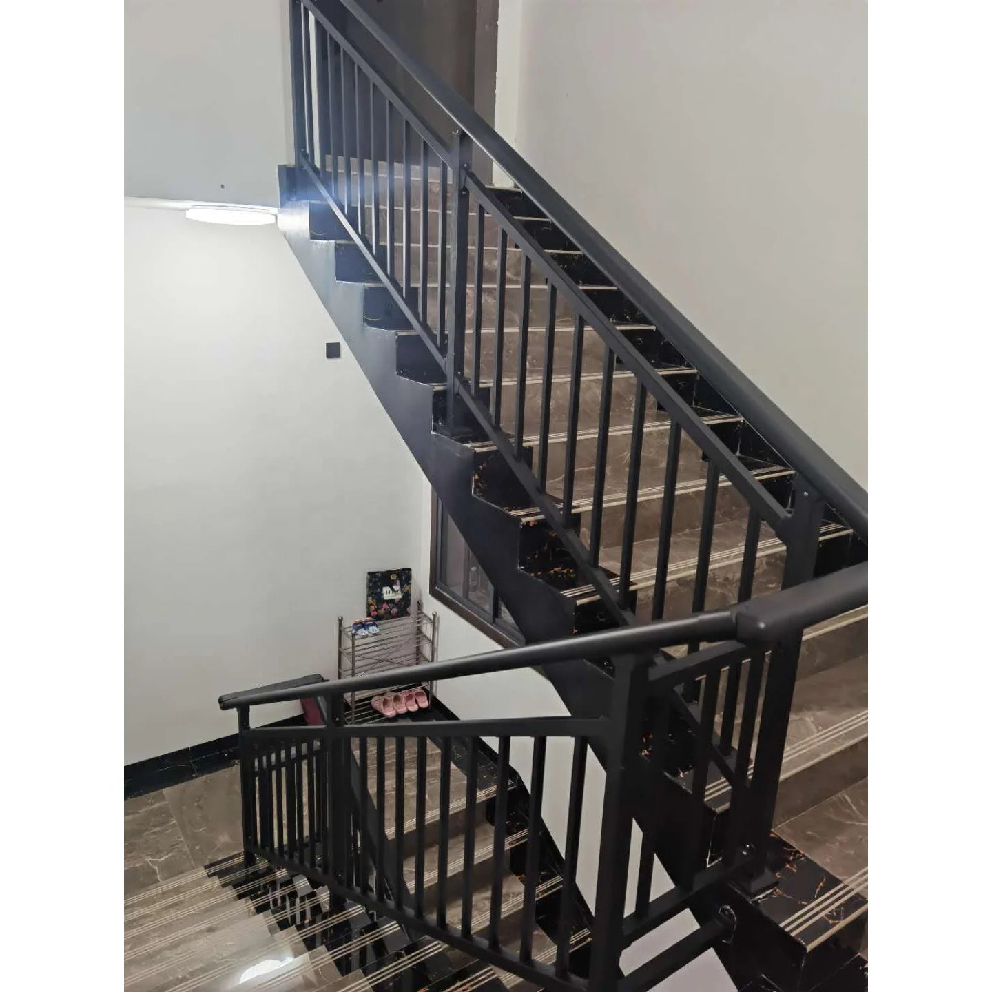 Modern Aluminum Stair and Deck Railing for Villa-High Quality Powder Coated with 5-Year Warranty and Total Project Solutions