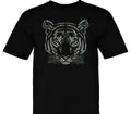 Leopard Fashion Topaz Factory Custom Made Rhinestone Wholesale Clothing Apparel Stock t Shirt