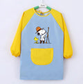 Kids Cartoon Waterproof Artist Aprons Durable Smock for Eating Drawing
