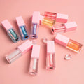 Wholesale No Logo Plumping Makeup Custom Label Lip Oil Moisturizing Glossy Lipgloss Fruity Flavor Lip Oil