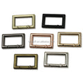 Factory Manufacture Ivoduff Metal 25mm Rectangle Spring Ring Buckles Handbag Purse Rectangle Gate Ring
