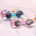 Pafu Unicorn Party Decoration Funny Shiny Glasses Birthday Wedding Fancy Dress Costume Party Rainbow Unicorn Glitter Sunglasses