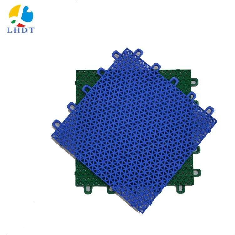 Brand New Plastic Deck Tiles Interlocking Plastic Base Basketball Rubber Floor for Outdoor Court Grip Sport Tile
