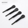 Hole Brush for Mini Funnel Cup Lid Straws Mini Stainless Steel Tube Brush for Kitchen Dusting Cleaning 3-Colors