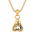 Customize Sport Pendant Man Jewelry Stainless Steel Boxing Pendant Box Chain Man Necklace