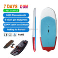 Factory Price Hydrofoil Customized New Hot Sale Carbon Fiber Black Surfboard for Ocean Waters