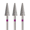 Professional Cuticle Drill Bits Nail Drill Bits Carbide Milling Cutter Hard Gel Removal Carbide Nail Bits for Nail Drill Machine