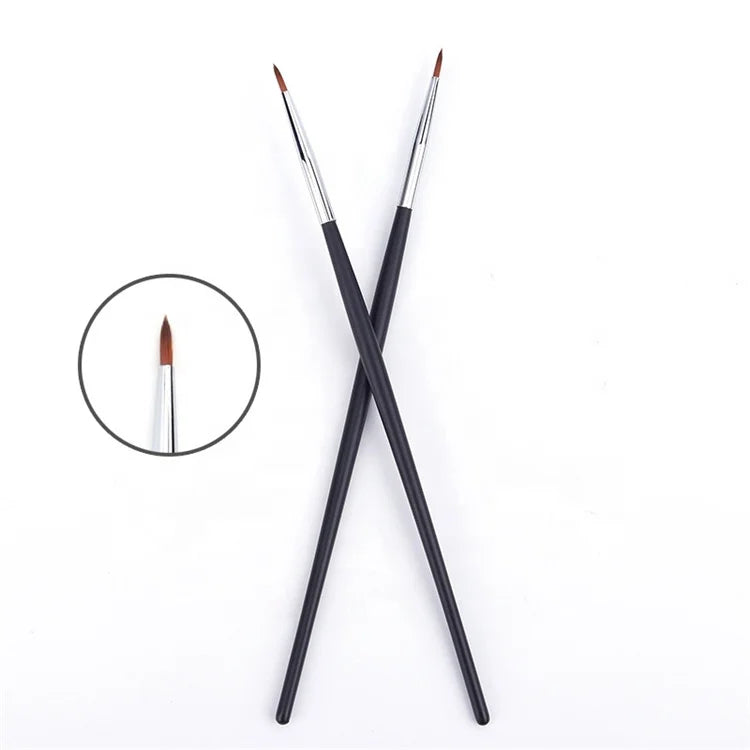 Professional Precision Custom Fine Tip Single Thin Makeup Eyeliner Brush Fine