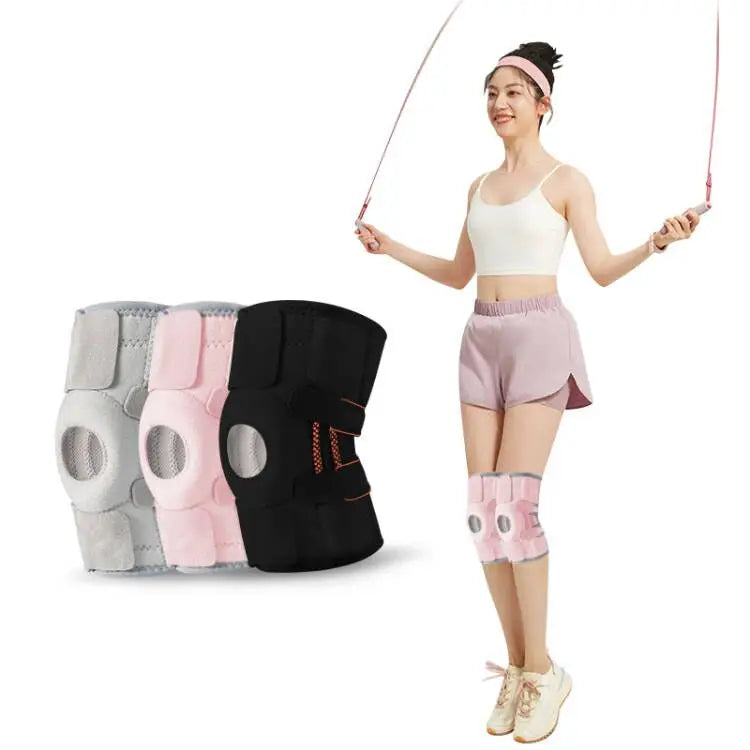 Cicodaa Knee Brace Meniscus Mountain Climbing Basketball Running Kneecap Fitness Silicone Knee Support for Knee Pain Relief