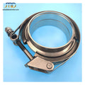 JTLD V Band Exhaust Clamp 3 Inch 76.2mm Exhaust Flange Vband Clamp V-Band Muffler Clamp