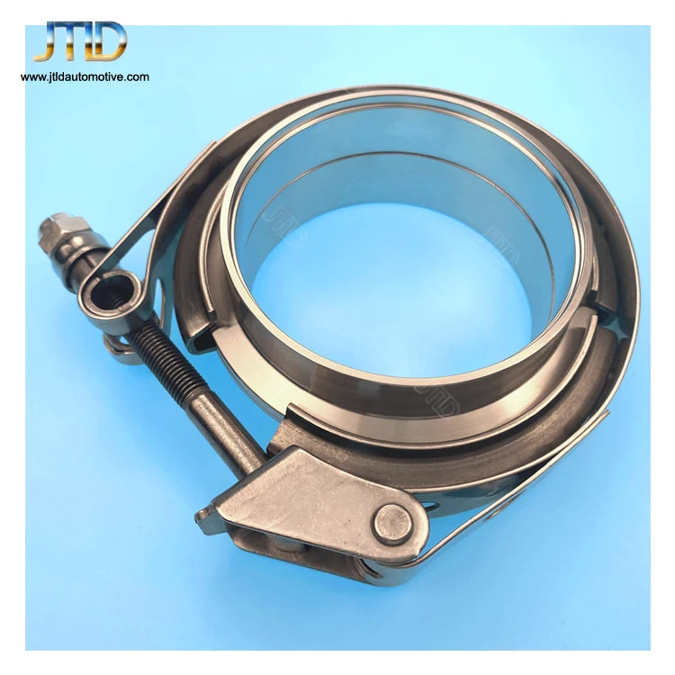 JTLD V Band Exhaust Clamp 3 Inch 76.2mm Exhaust Flange Vband Clamp V-Band Muffler Clamp